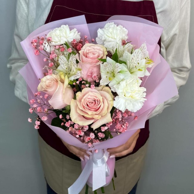 Букет цветов "Момент нежности"