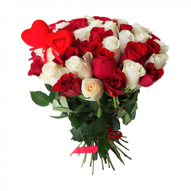 Букет цветов "Две стихии"