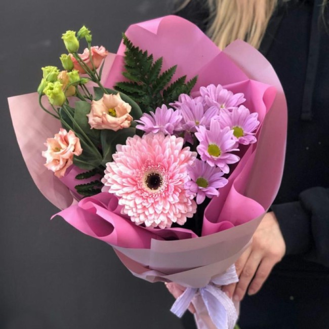 Букет цветов "Теплые краски"